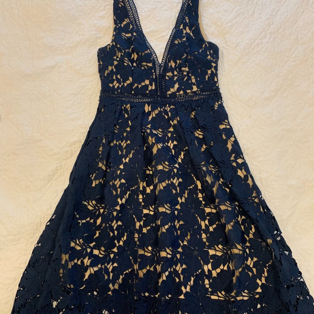 Navy Lace dress